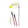 Kabel Baseus CATKLF-G09 USB-C - USB-C PD QC 60W 3A 480Mb/s 1m - czerwony